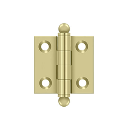 Deltana - 1-1/2" x 1-1/2" Hinge, w/ Ball Tips, Specialty Solid Brass