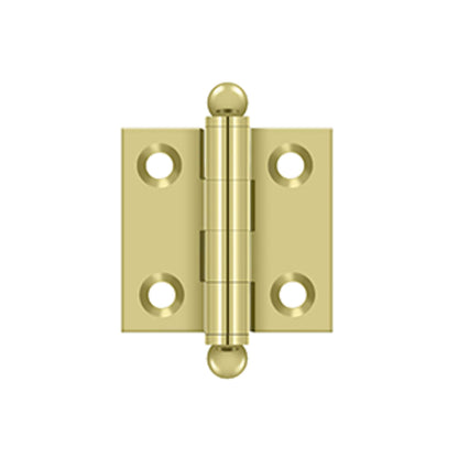 Deltana - 1-1/2" x 1-1/2" Hinge, w/ Ball Tips, Specialty Solid Brass