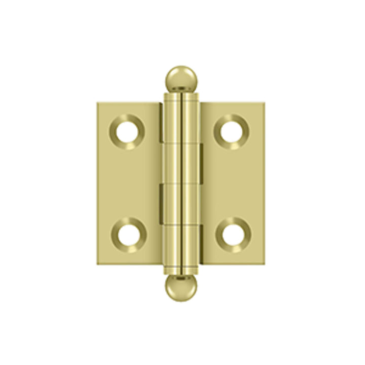 Deltana - 1-1/2" x 1-1/2" Hinge, w/ Ball Tips, Specialty Solid Brass