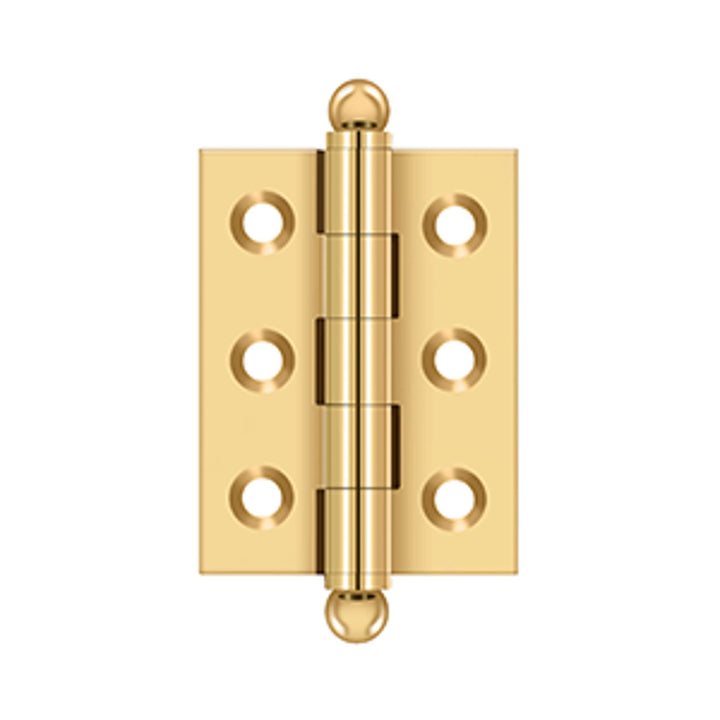 Deltana - 2" x 1-1/2" Hinge, w/ Ball Tips, Specialty Solid Brass