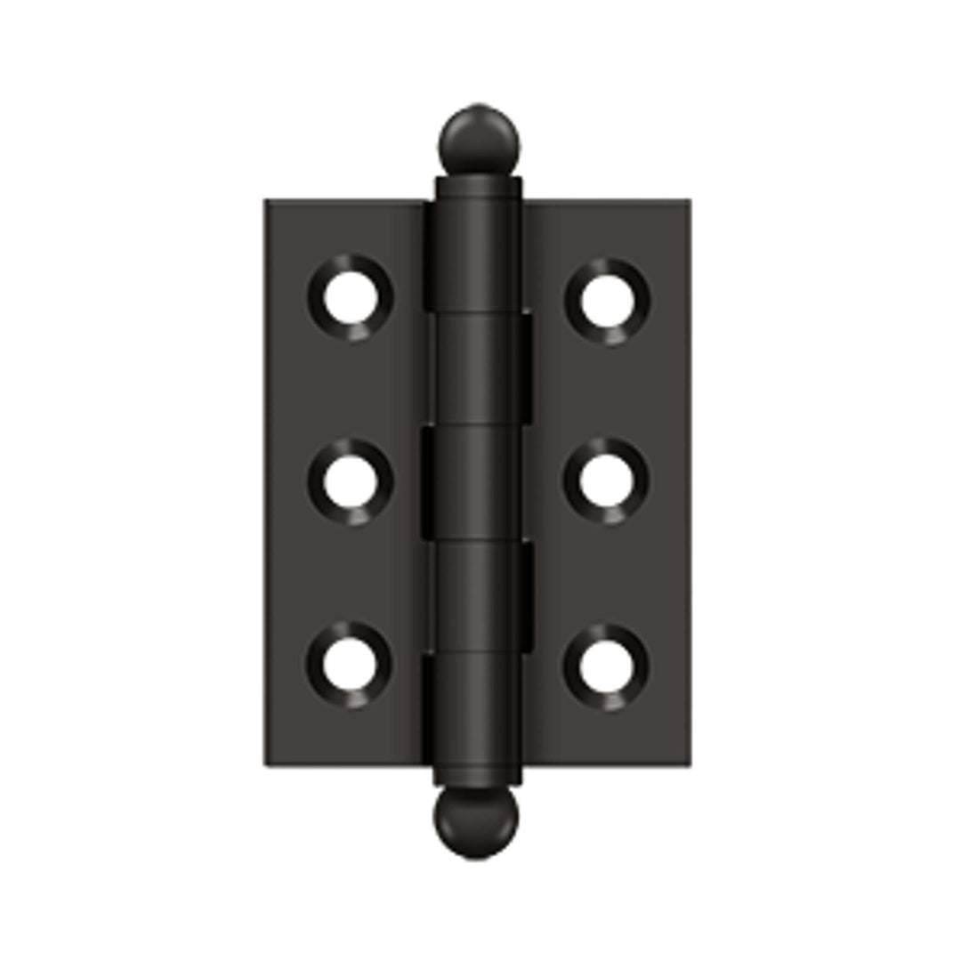 Deltana - 2" x 1-1/2" Hinge, w/ Ball Tips, Specialty Solid Brass