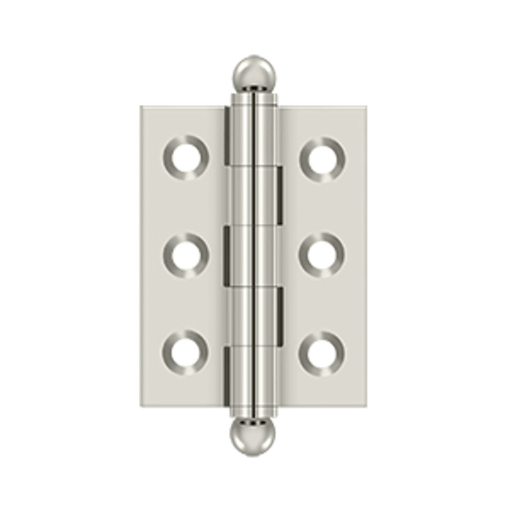 Deltana - 2" x 1-1/2" Hinge, w/ Ball Tips, Specialty Solid Brass