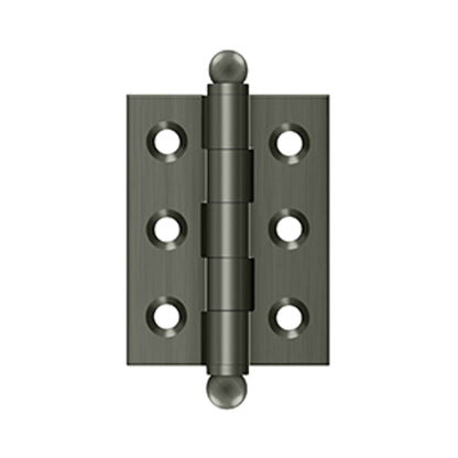 Deltana - 2" x 1-1/2" Hinge, w/ Ball Tips, Specialty Solid Brass