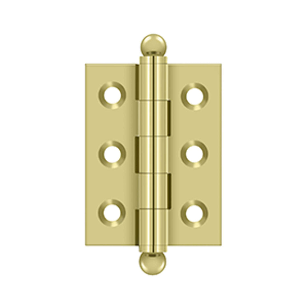 Deltana - 2" x 1-1/2" Hinge, w/ Ball Tips, Specialty Solid Brass