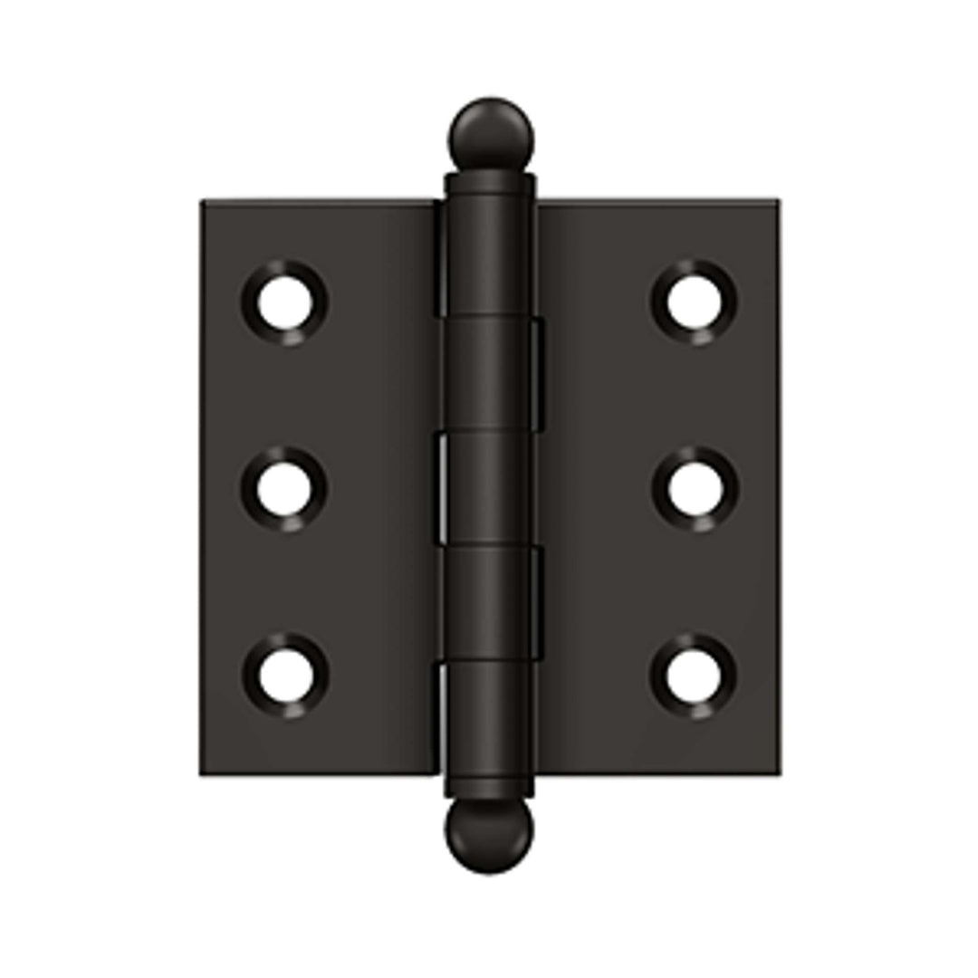 Deltana - 2" x 2" Hinge, w/ Ball Tips, Specialty Solid Brass