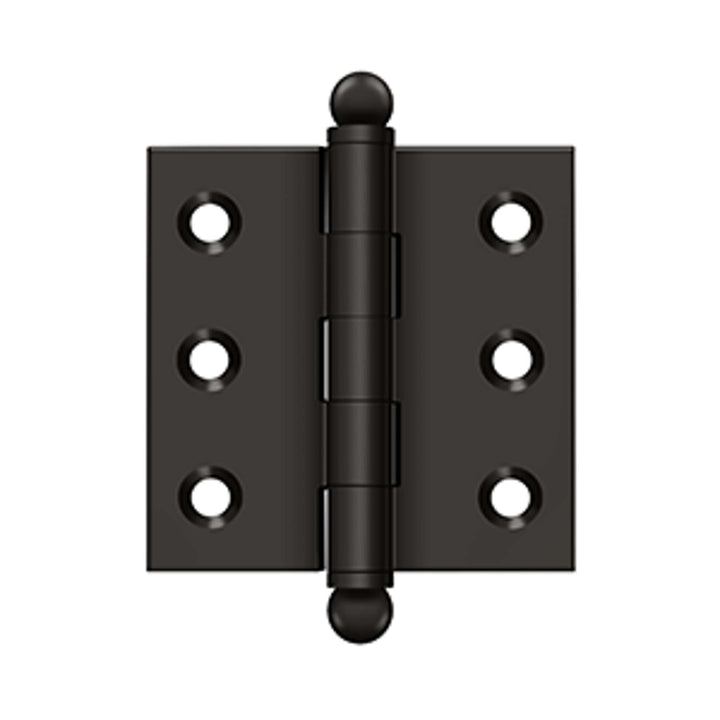 Deltana - 2" x 2" Hinge, w/ Ball Tips, Specialty Solid Brass