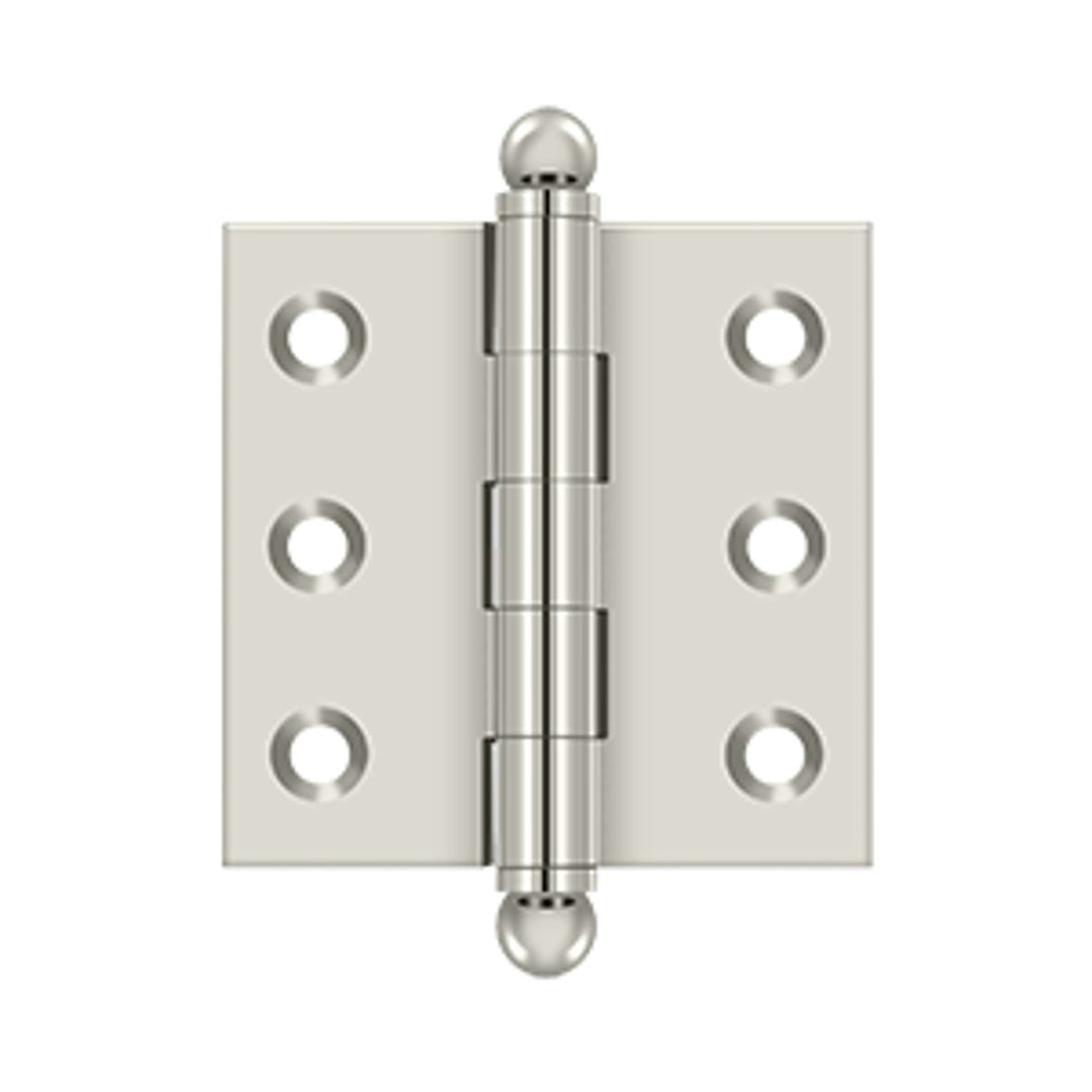 Deltana - 2" x 2" Hinge, w/ Ball Tips, Specialty Solid Brass