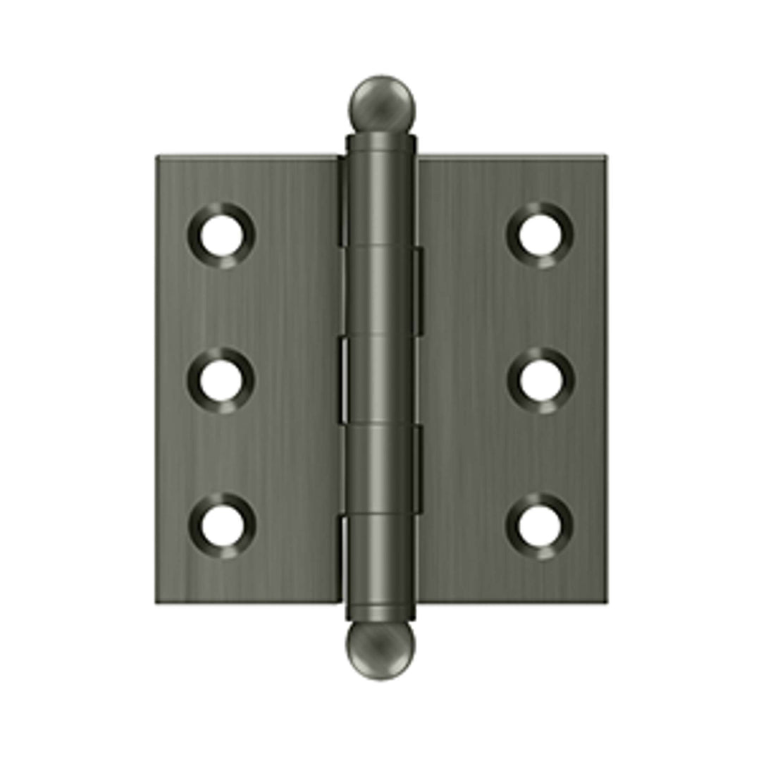 Deltana - 2" x 2" Hinge, w/ Ball Tips, Specialty Solid Brass