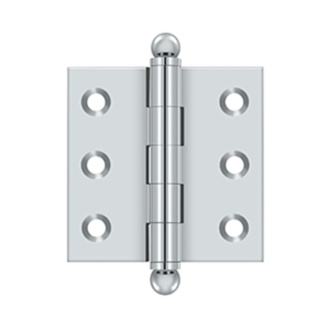 Deltana - 2" x 2" Hinge, w/ Ball Tips, Specialty Solid Brass