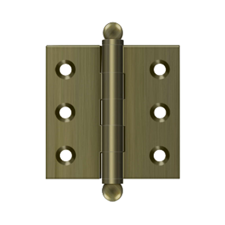 Deltana - 2" x 2" Hinge, w/ Ball Tips, Specialty Solid Brass