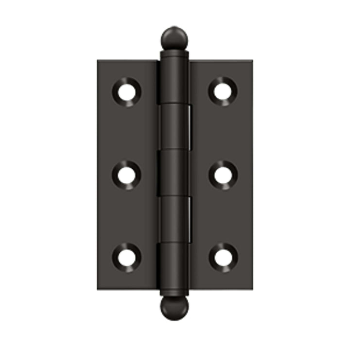 Deltana - 2-1/2" x 1-11/16" Hinge, w/ Ball Tips, Specialty Solid Brass