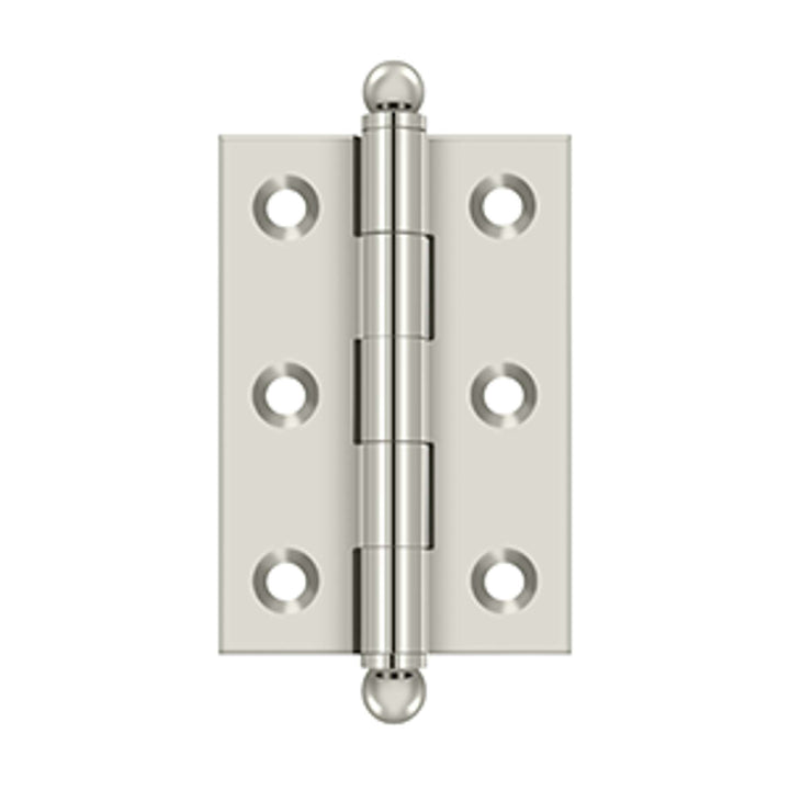 Deltana - 2-1/2" x 1-11/16" Hinge, w/ Ball Tips, Specialty Solid Brass