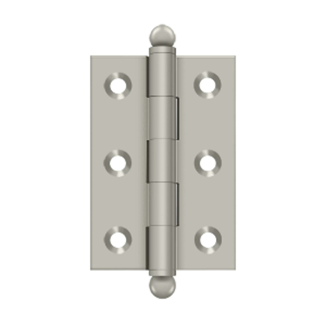 Deltana - 2-1/2" x 1-11/16" Hinge, w/ Ball Tips, Specialty Solid Brass