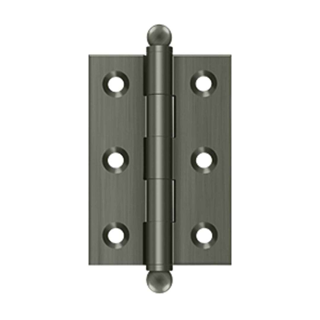 Deltana - 2-1/2" x 1-11/16" Hinge, w/ Ball Tips, Specialty Solid Brass