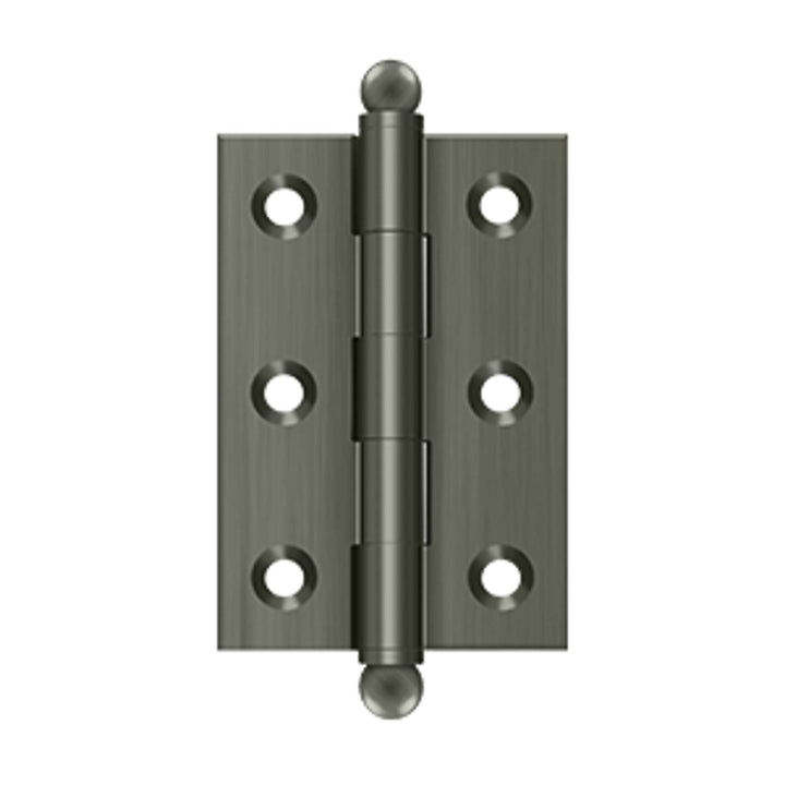 Deltana - 2-1/2" x 1-11/16" Hinge, w/ Ball Tips, Specialty Solid Brass