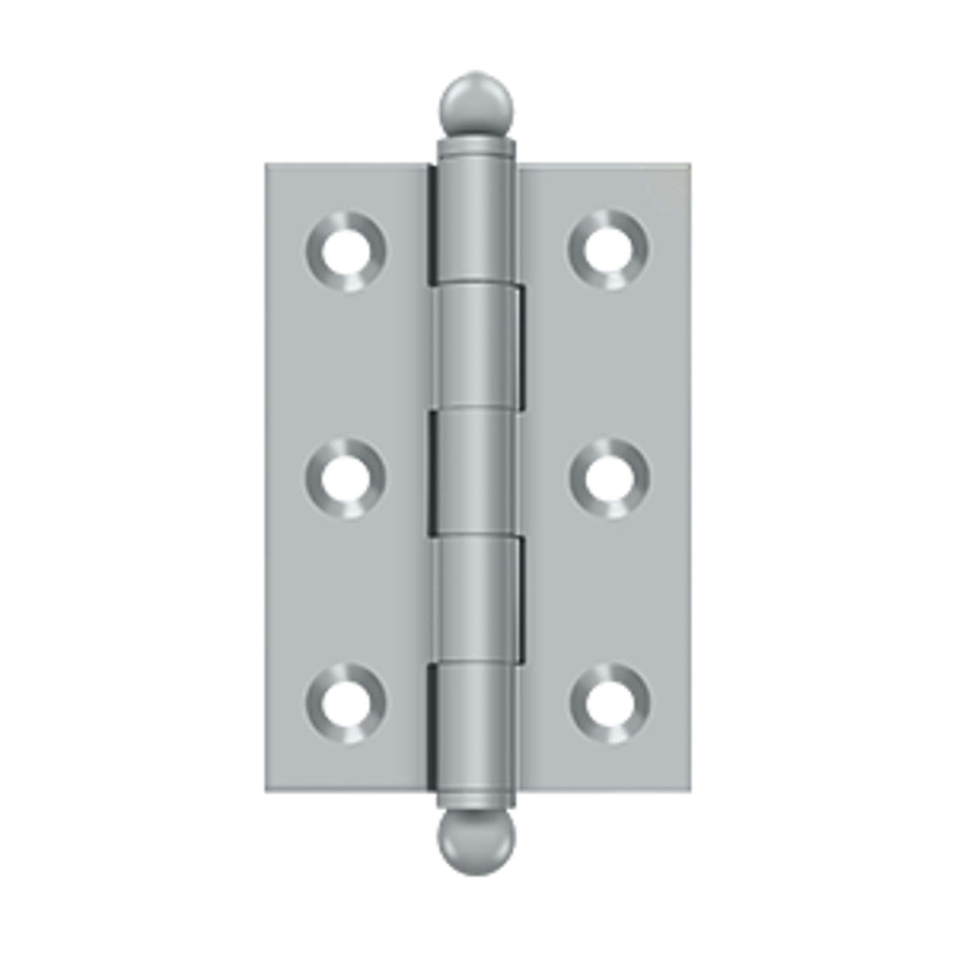 Deltana - 2-1/2" x 1-11/16" Hinge, w/ Ball Tips, Specialty Solid Brass