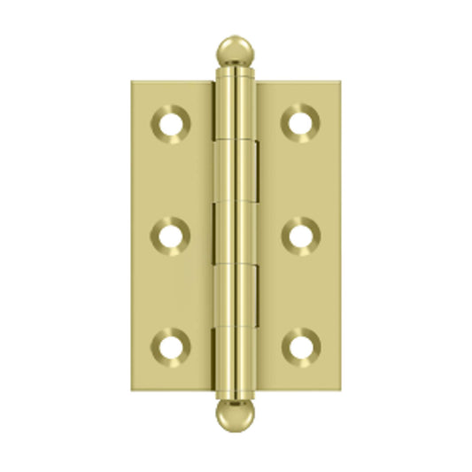 Deltana - 2-1/2" x 1-11/16" Hinge, w/ Ball Tips, Specialty Solid Brass