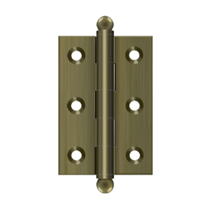 Deltana - 2-1/2" x 1-11/16" Hinge, w/ Ball Tips, Specialty Solid Brass