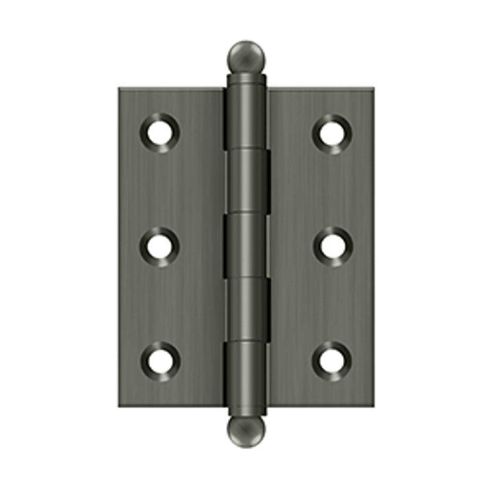 Deltana - 2-1/2" x 2" Hinge, w/ Ball Tips, Specialty Solid Brass