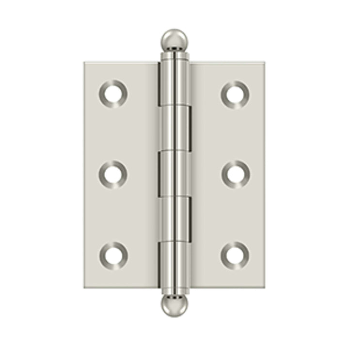 Deltana - 2-1/2" x 2" Hinge, w/ Ball Tips, Specialty Solid Brass