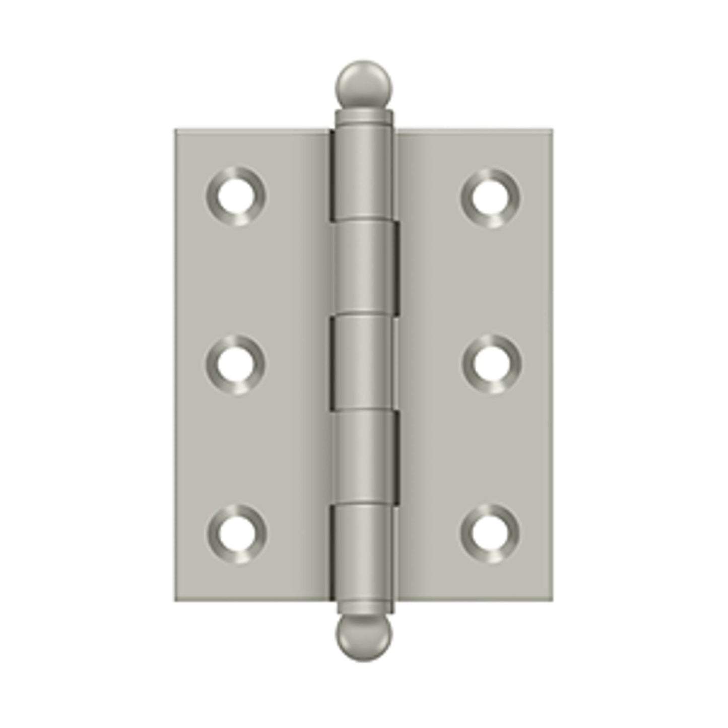 Deltana - 2-1/2" x 2" Hinge, w/ Ball Tips, Specialty Solid Brass