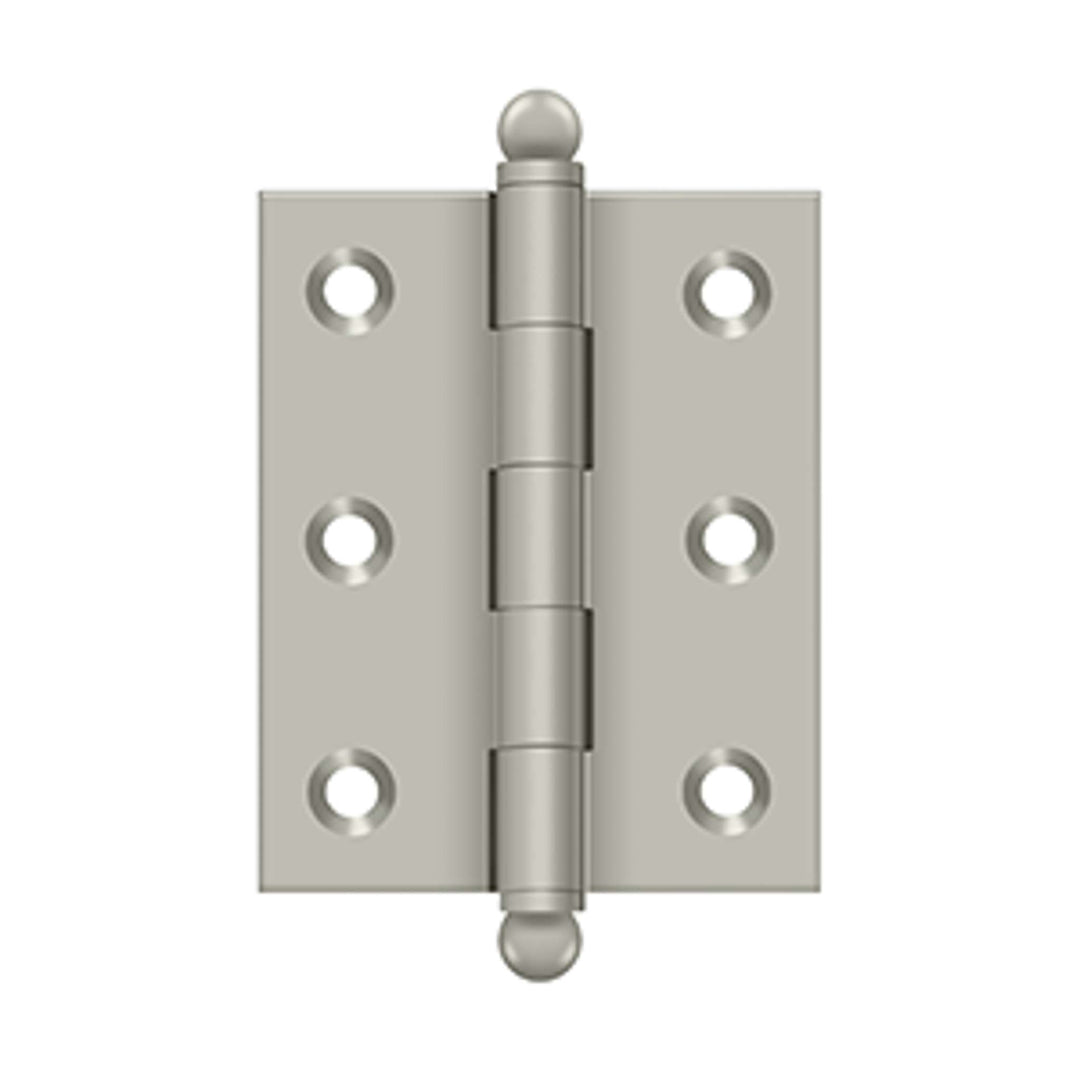 Deltana - 2-1/2" x 2" Hinge, w/ Ball Tips, Specialty Solid Brass