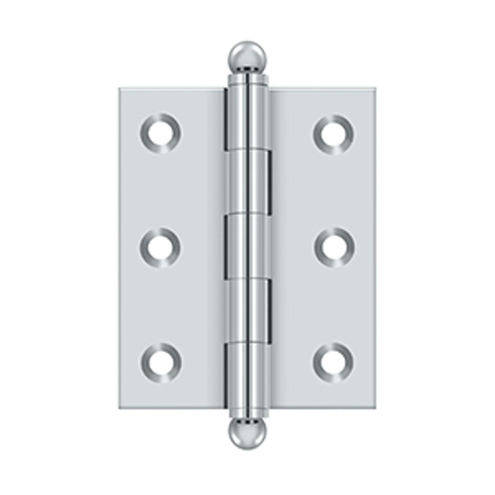 Deltana - 2-1/2" x 2" Hinge, w/ Ball Tips, Specialty Solid Brass