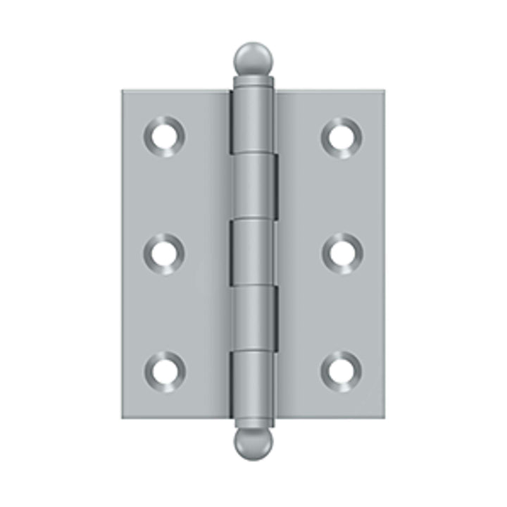 Deltana - 2-1/2" x 2" Hinge, w/ Ball Tips, Specialty Solid Brass