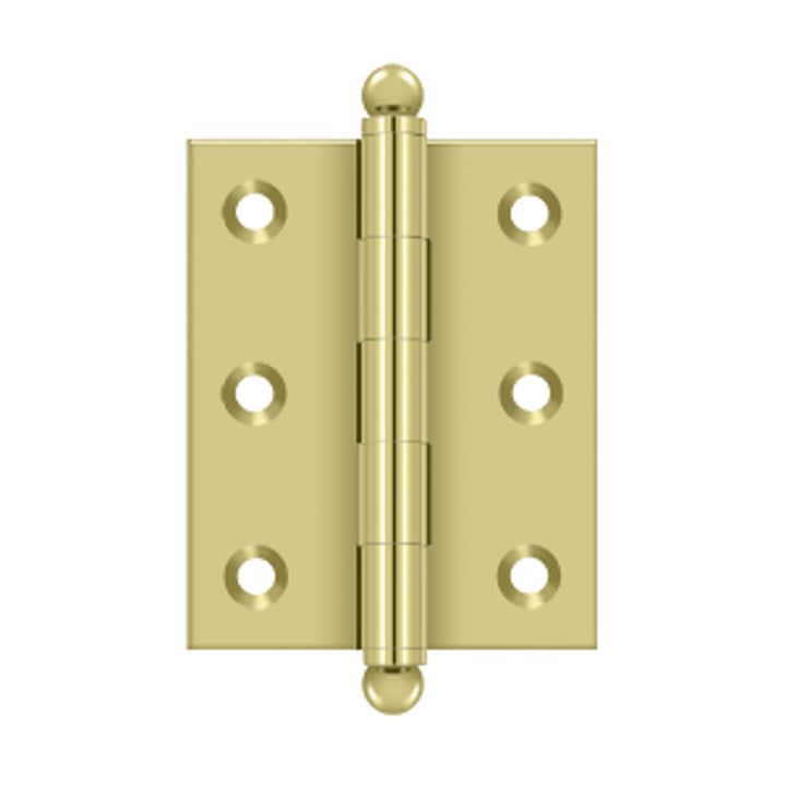 Deltana - 2-1/2" x 2" Hinge, w/ Ball Tips, Specialty Solid Brass