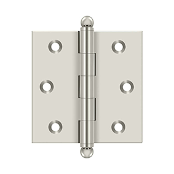 Deltana - 2-1/2" x 2-1/2" Hinge, w/ Ball Tips, Specialty Solid Brass