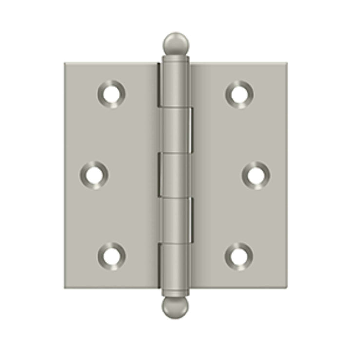 Deltana - 2-1/2" x 2-1/2" Hinge, w/ Ball Tips, Specialty Solid Brass
