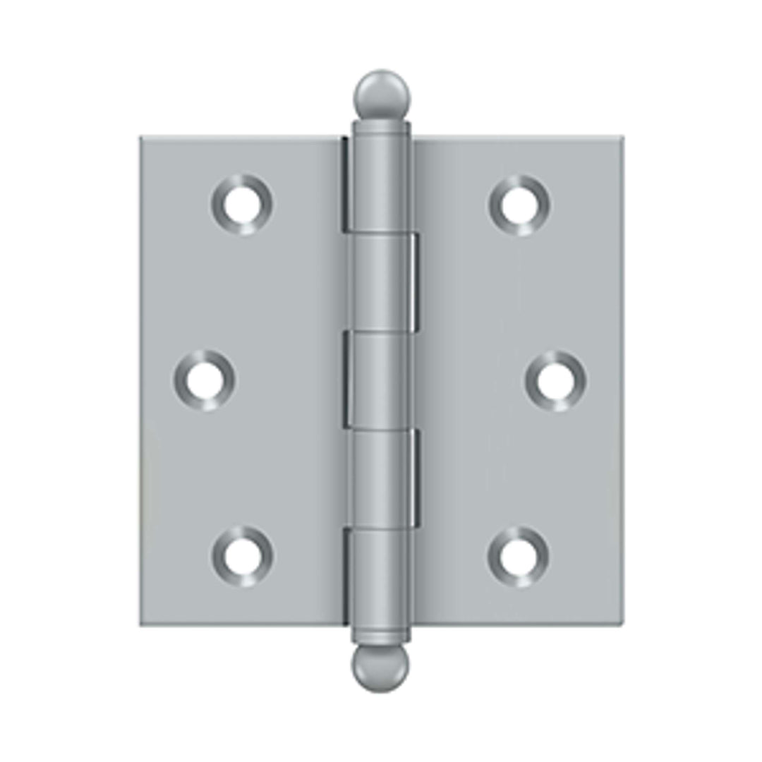 Deltana - 2-1/2" x 2-1/2" Hinge, w/ Ball Tips, Specialty Solid Brass