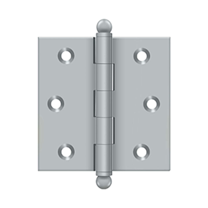 Deltana - 2-1/2" x 2-1/2" Hinge, w/ Ball Tips, Specialty Solid Brass