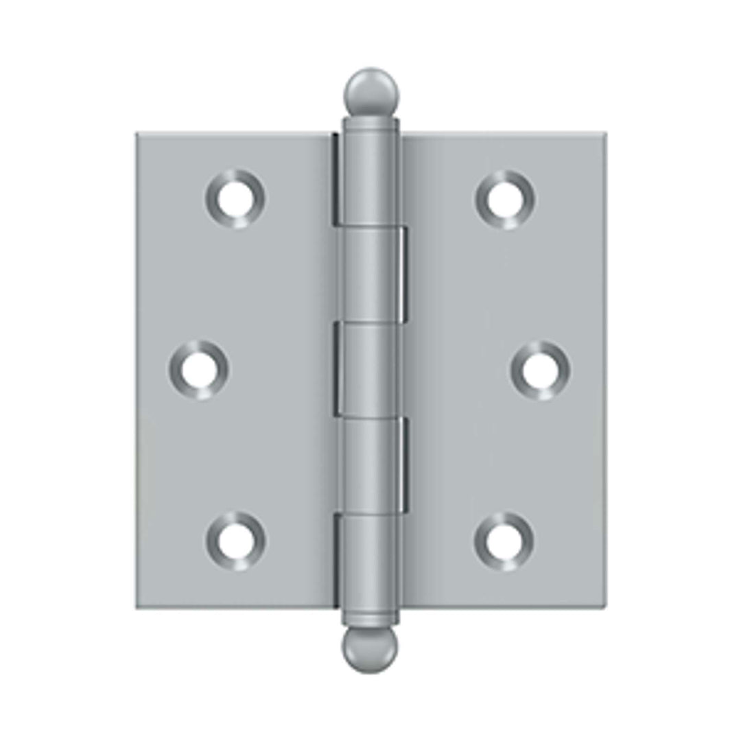 Deltana - 2-1/2" x 2-1/2" Hinge, w/ Ball Tips, Specialty Solid Brass