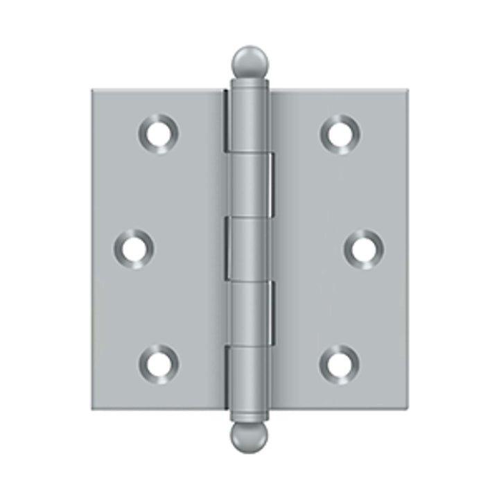 Deltana - 2-1/2" x 2-1/2" Hinge, w/ Ball Tips, Specialty Solid Brass