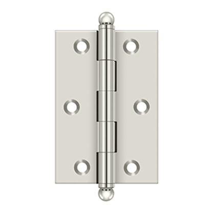 Deltana - 3" x 2" Hinge, w/ Ball Tips, Specialty Solid Brass