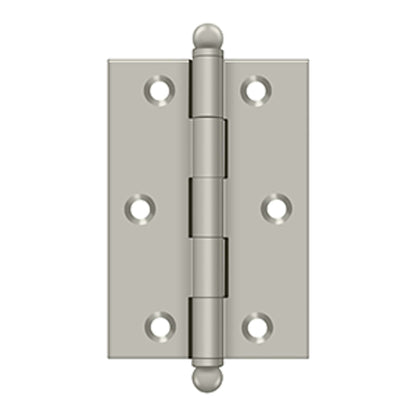 Deltana - 3" x 2" Hinge, w/ Ball Tips, Specialty Solid Brass