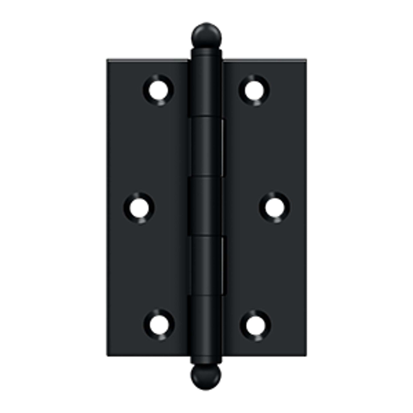 Deltana - 3" x 2" Hinge, w/ Ball Tips, Specialty Solid Brass