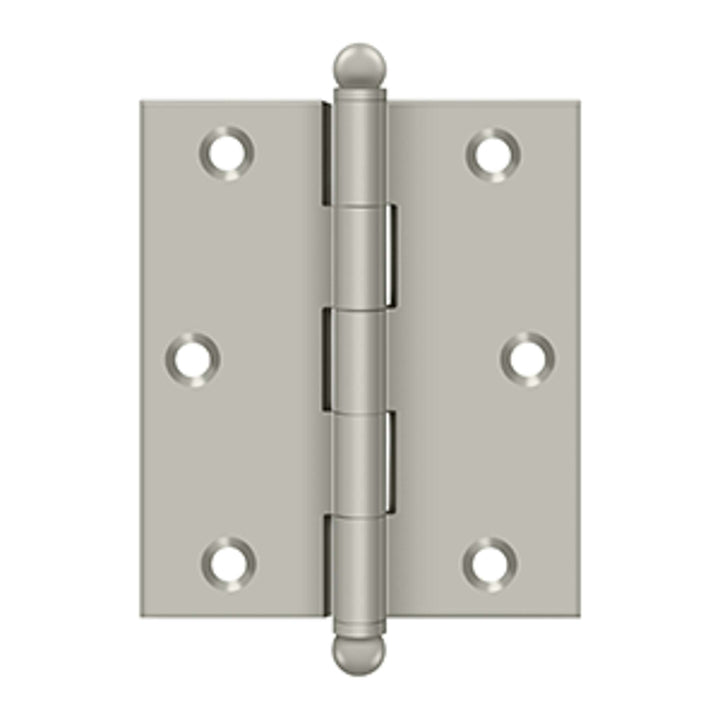 Deltana - 3" x 2-1/2" Hinge, w/ Ball Tips, Specialty Solid Brass