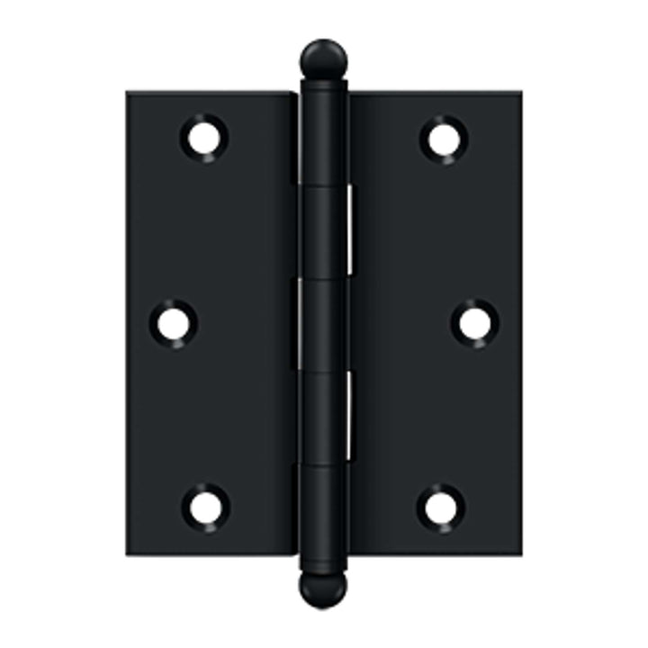 Deltana - 3" x 2-1/2" Hinge, w/ Ball Tips, Specialty Solid Brass