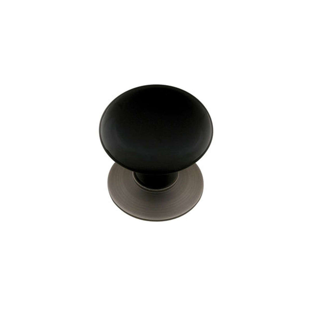 EMTEK - Porcelain Knob, Ebony