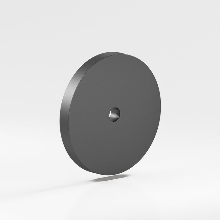 Colonial Bronze 9166 Round Backplate for use with 1/4-20 screw in Matte Graphite