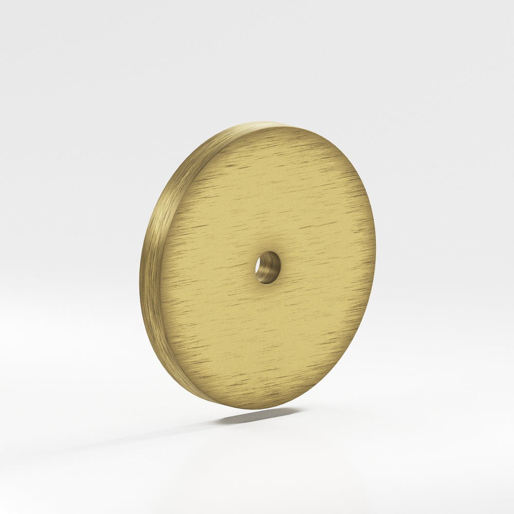 Colonial Bronze 9161 Round Backplate for use with 1/4-20 screw in Matte Antique Satin Brass