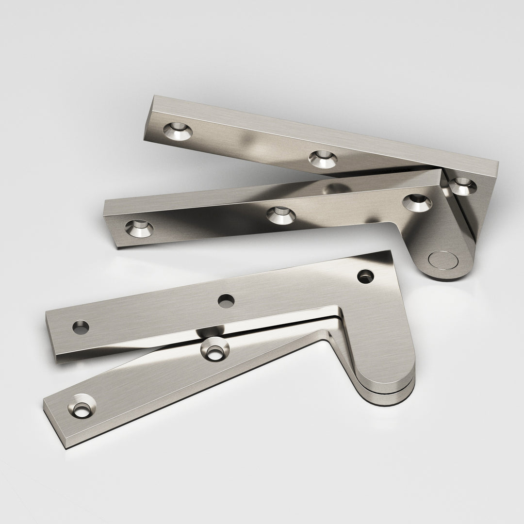 Colonial Bronze 3.5 Fixed pin pivot Hinge in Satin Nickel