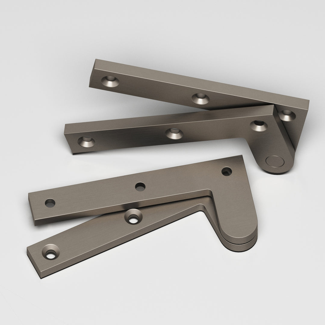 Colonial Bronze 3.5 Fixed pin pivot Hinge in Matte Pewter