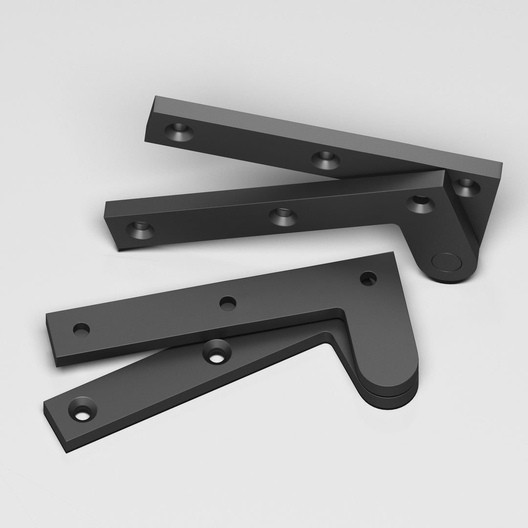 Colonial Bronze 3.5 Fixed pin pivot Hinge in Matte Graphite