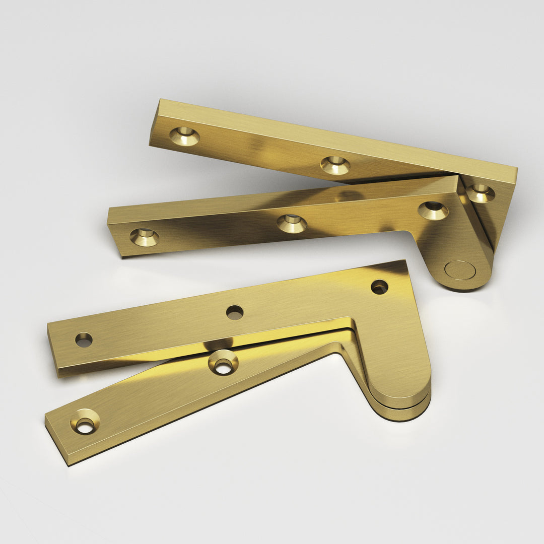 Colonial Bronze 3.5 Fixed pin pivot Hinge in Antique Brass