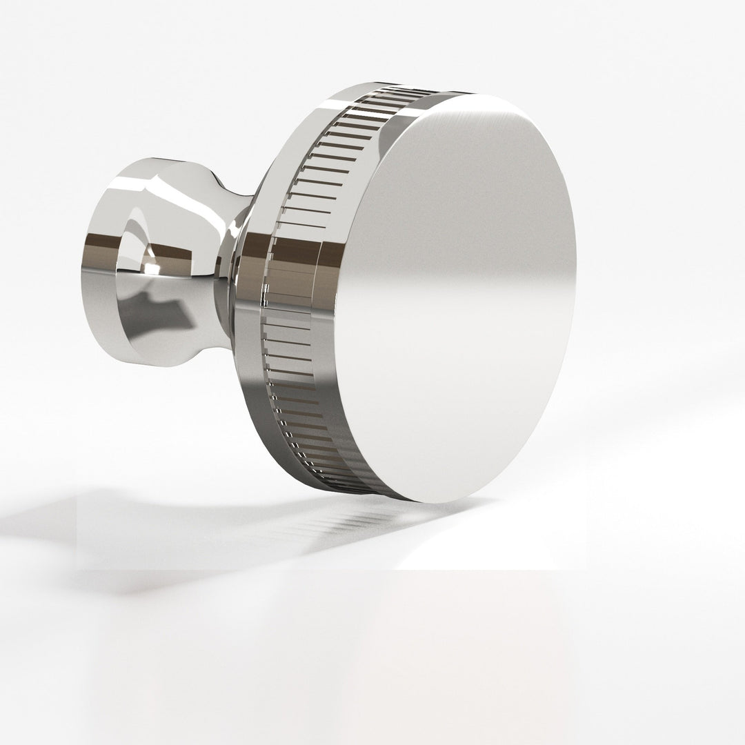 Colonial Bronze 584BB Round coined sandwich Back-to-Back Shower Door Knob Kit in Polished Nickel