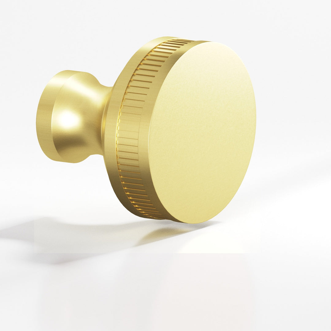 Colonial Bronze 584BB Round coined sandwich Back-to-Back Shower Door Knob Kit in Matte Satin Brass