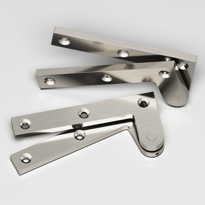 Colonial Bronze 5FH Removable flat-head pin pivot Hinge in Satin Nickel